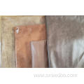 Knitted Bronzed Leather Like Fabric for Sofa Furinture
